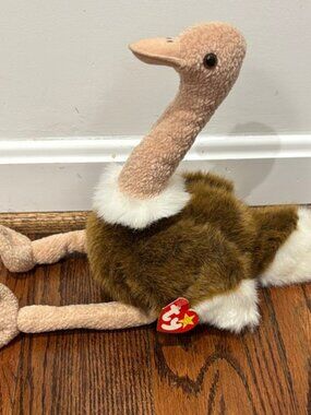 ty Beanie Baby Buddy Stretch the Ostrich